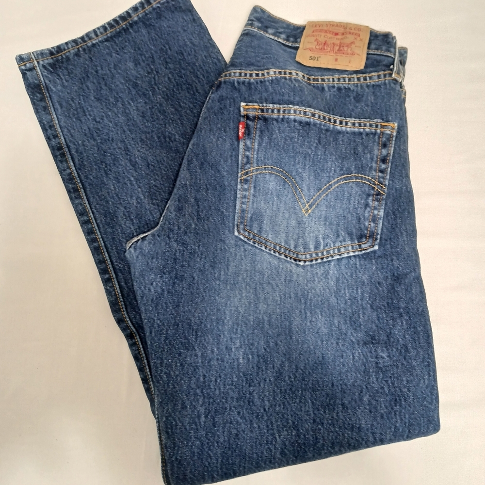 Vintage Levi's Blue Denim 501 Jeans Women's Size 9